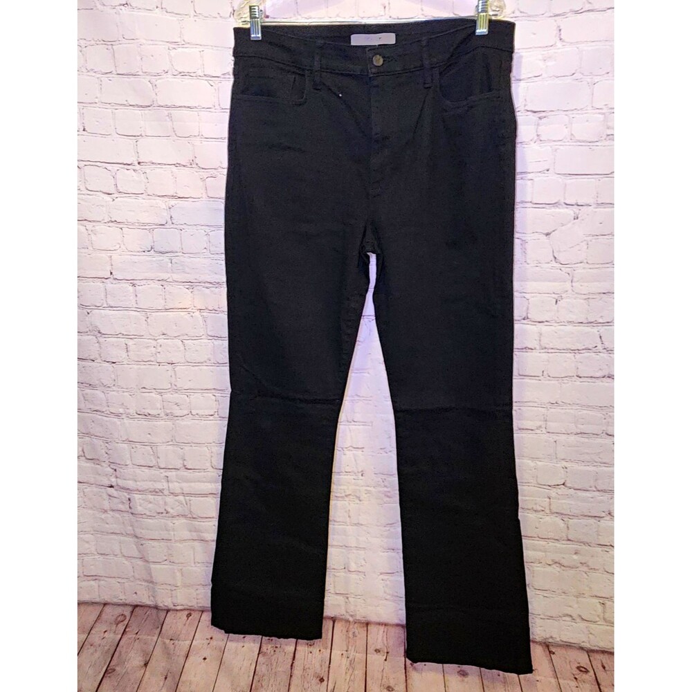 Joe's Jeans High Rise Bootcut Jeans Womens 34 Black Stretch 5 pocket
